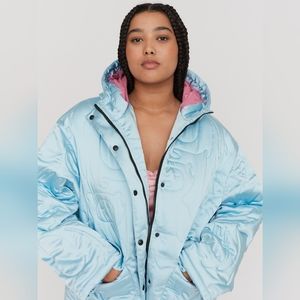 Lazy Oaf x Daddy Bears Satin Quilted Coat